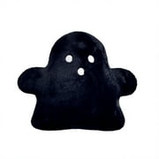Uutvery Large Halloween Ghost Plush Throw Pillow for Couch Sofa Bed Decor Machine Washable Durable Cushion Cover 16x12 Inch Home Living Room Festive Atmosphere Holiday Gift